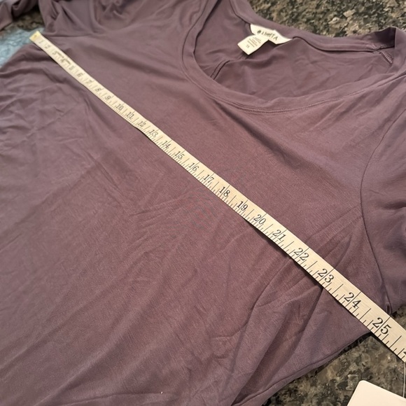 Athleta Stratus ll top purple long sleeve tshirt NWT - Picture 6 of 9